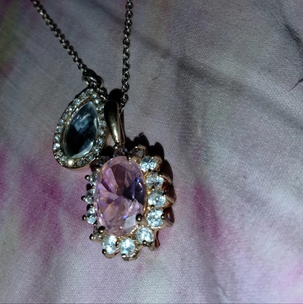 Two medallion necklace